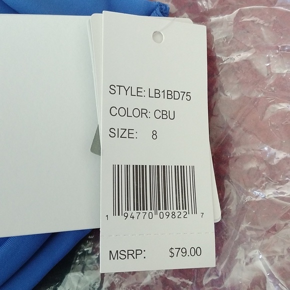 La Blanca Women's Keyhole Banded Push-up Bra Bikini Top, China Blue, 8 - Picture 5 of 9